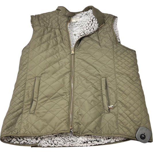 Vest Puffer & Quilted By Miami In Green, Size: M