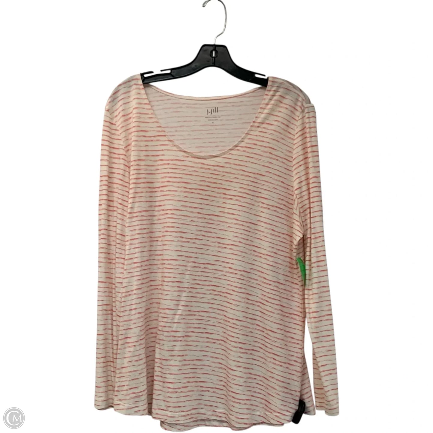 Top Long Sleeve By J. Jill In White, Size: Xl