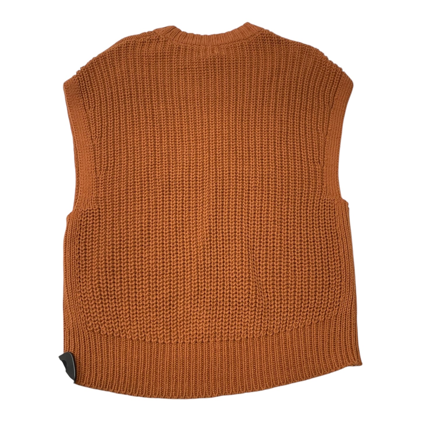 Vest Sweater By A New Day In Brown, Size: L