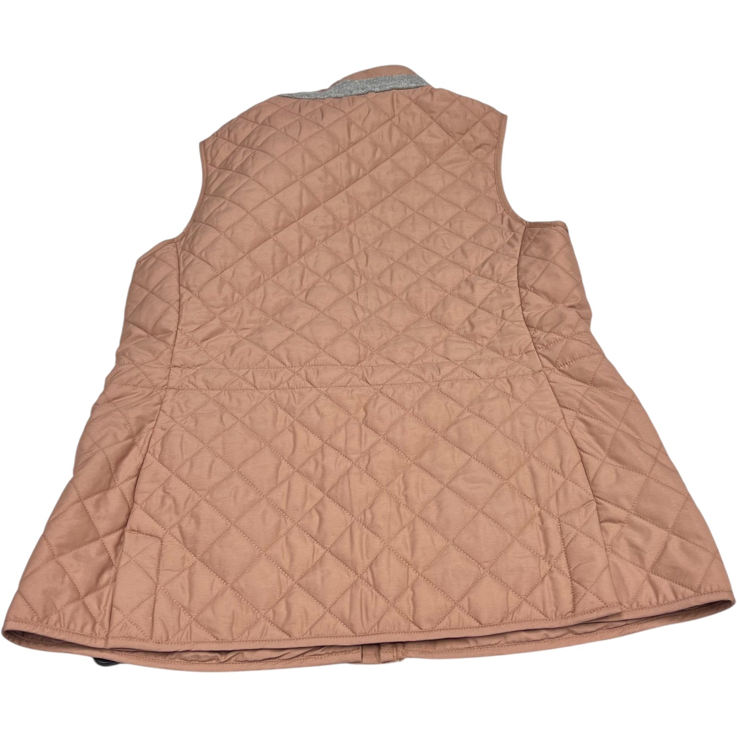 Vest Puffer & Quilted By Peter Miller In Pink, Size: M