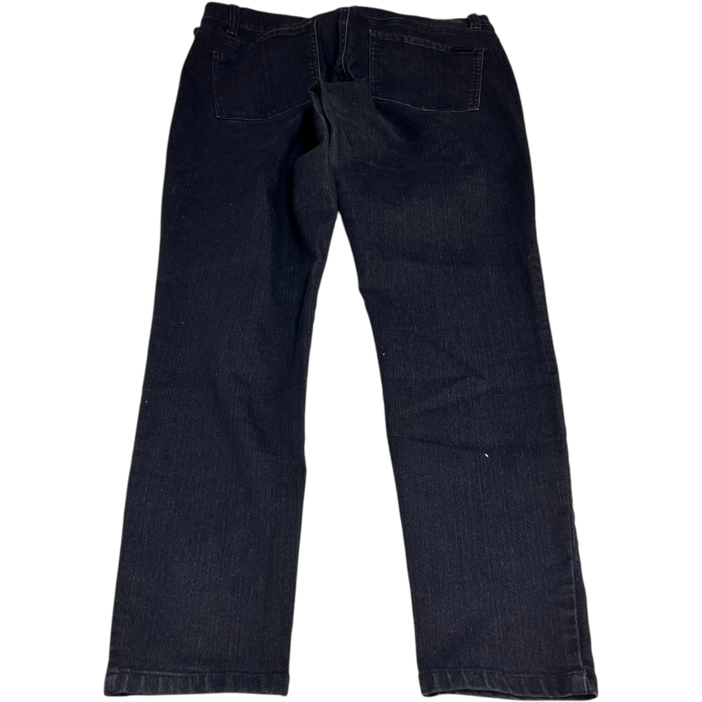 Jeans Straight By White House Black Market In Black Denim, Size: M