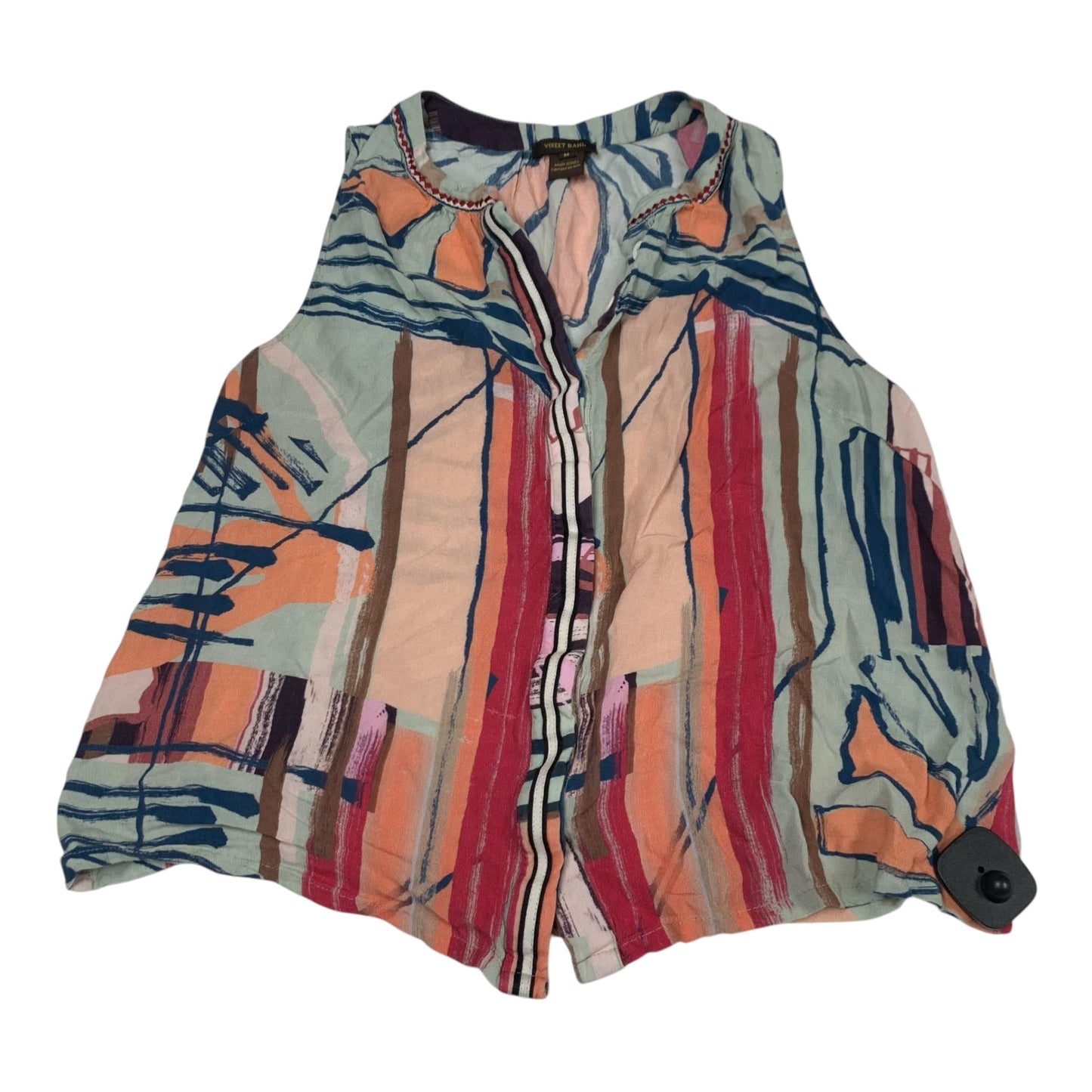 Top Sleeveless By Anthropologie In Multi-colored, Size: M