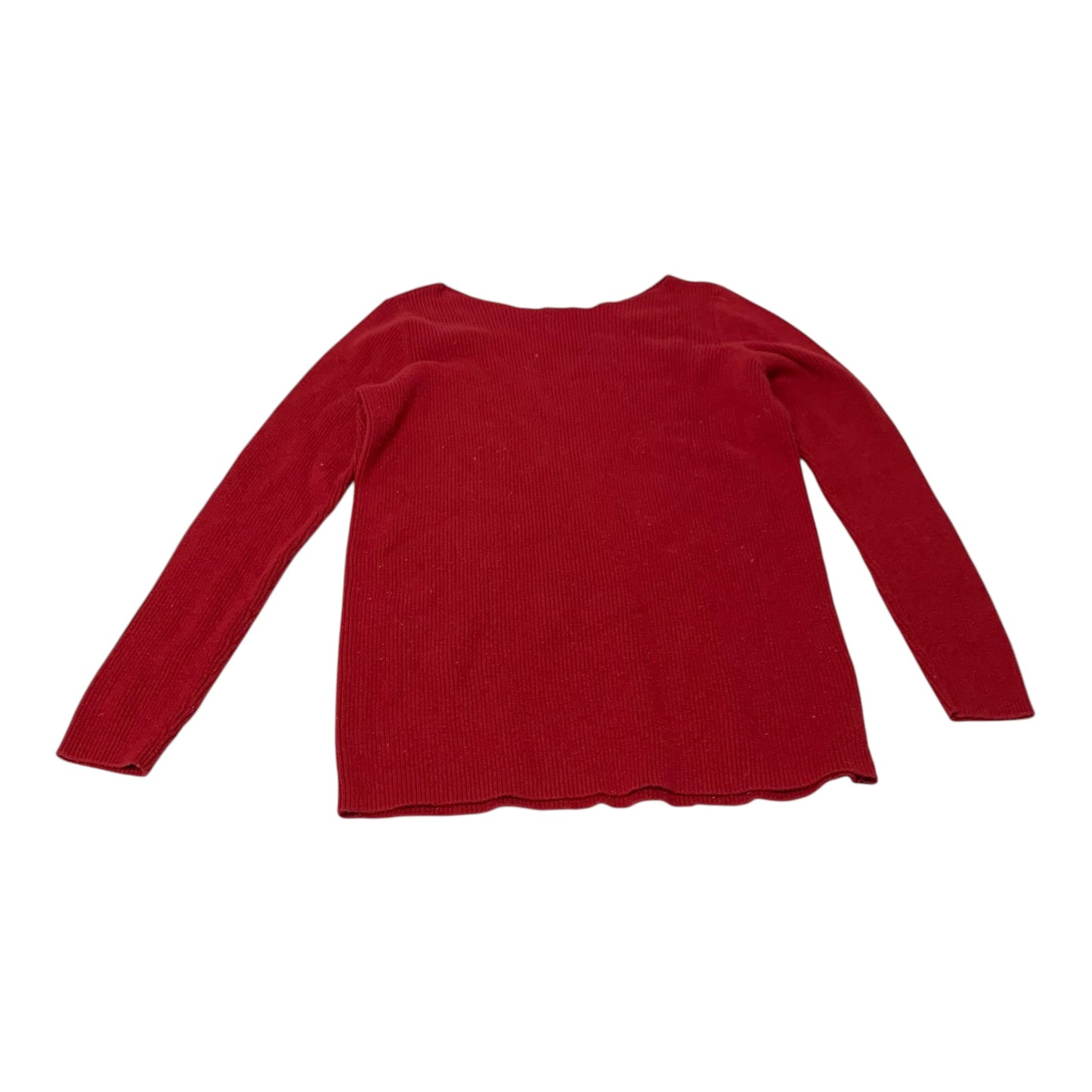 Top Long Sleeve By Gap In Red, Size: Xs