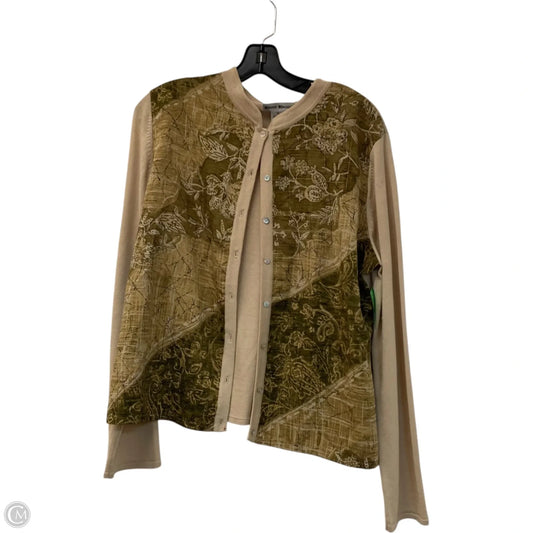 Cardigan By Kriss Kross In Brown, Size: Xl