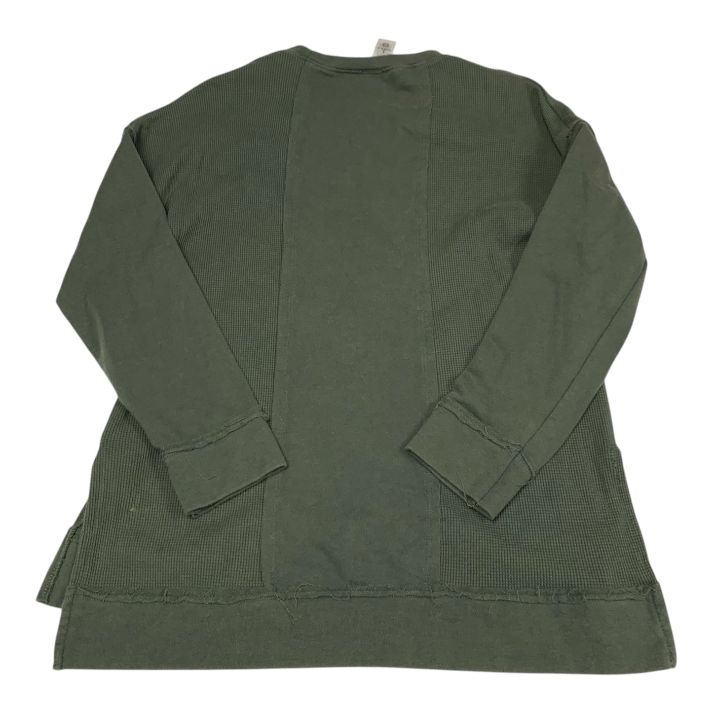 Top Long Sleeve By Mono B In Green, Size: L