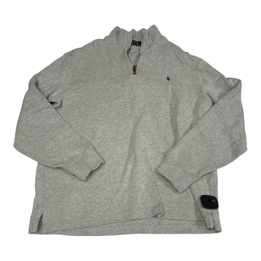 Sweatshirt Crewneck By Polo Ralph Lauren In Grey, Size: L