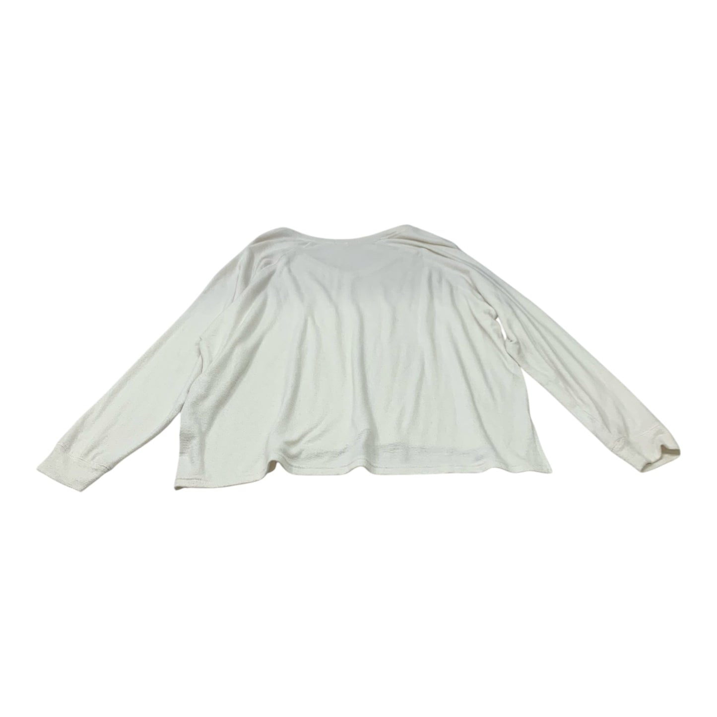 Top Long Sleeve By Z Supply In White, Size: L