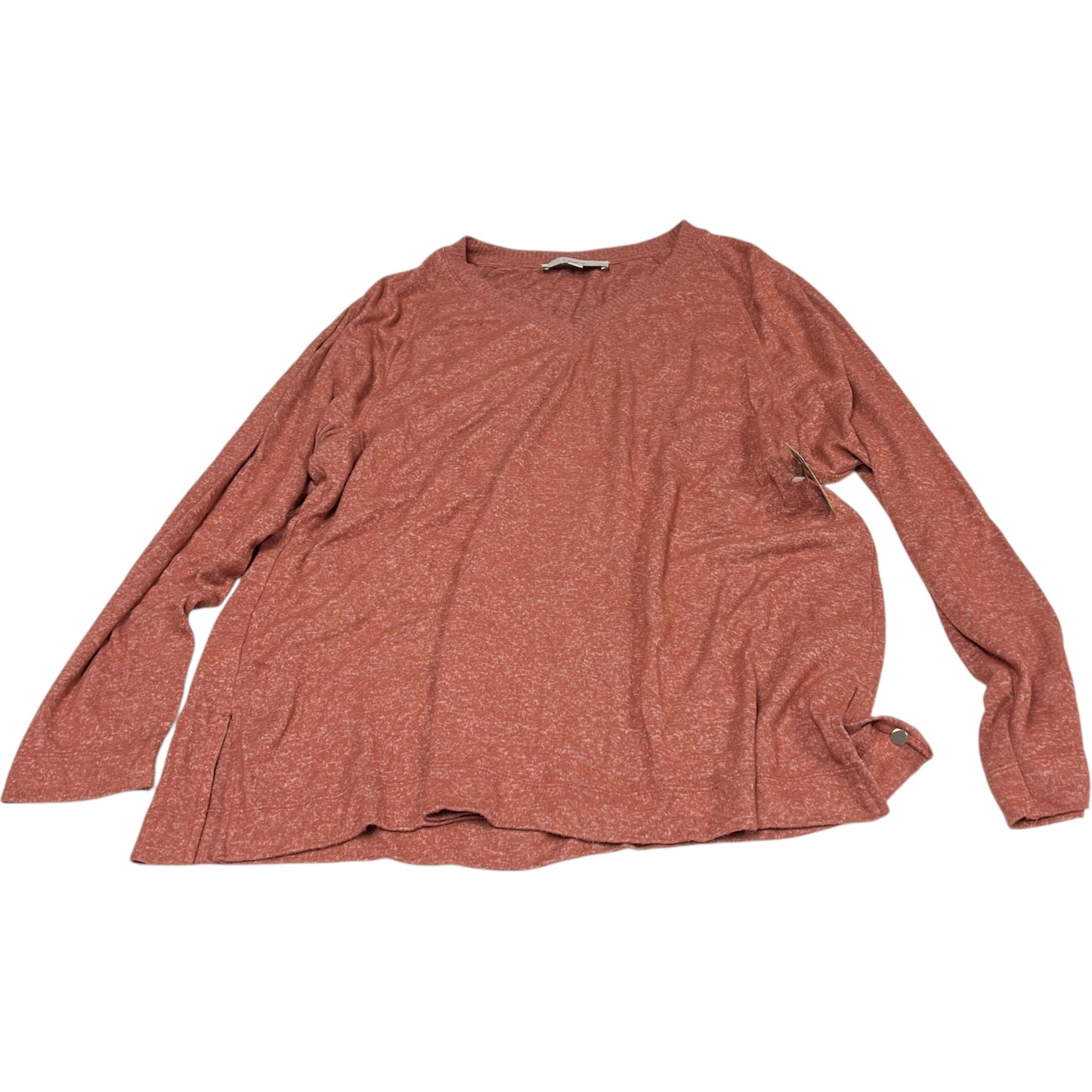 Top Long Sleeve By Loft In Orange, Size: Xl