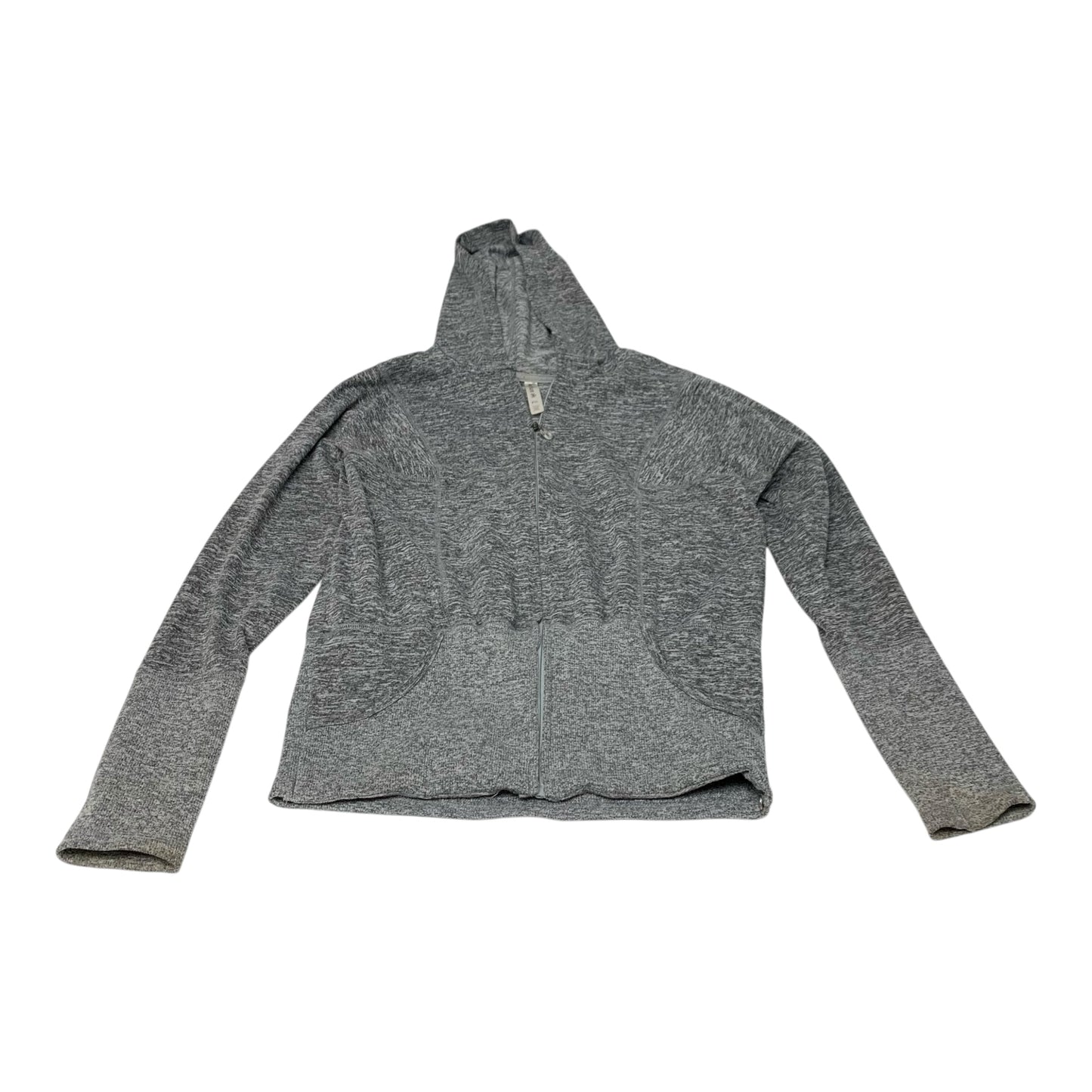 Athletic Jacket By Kyodan In Grey, Size: S