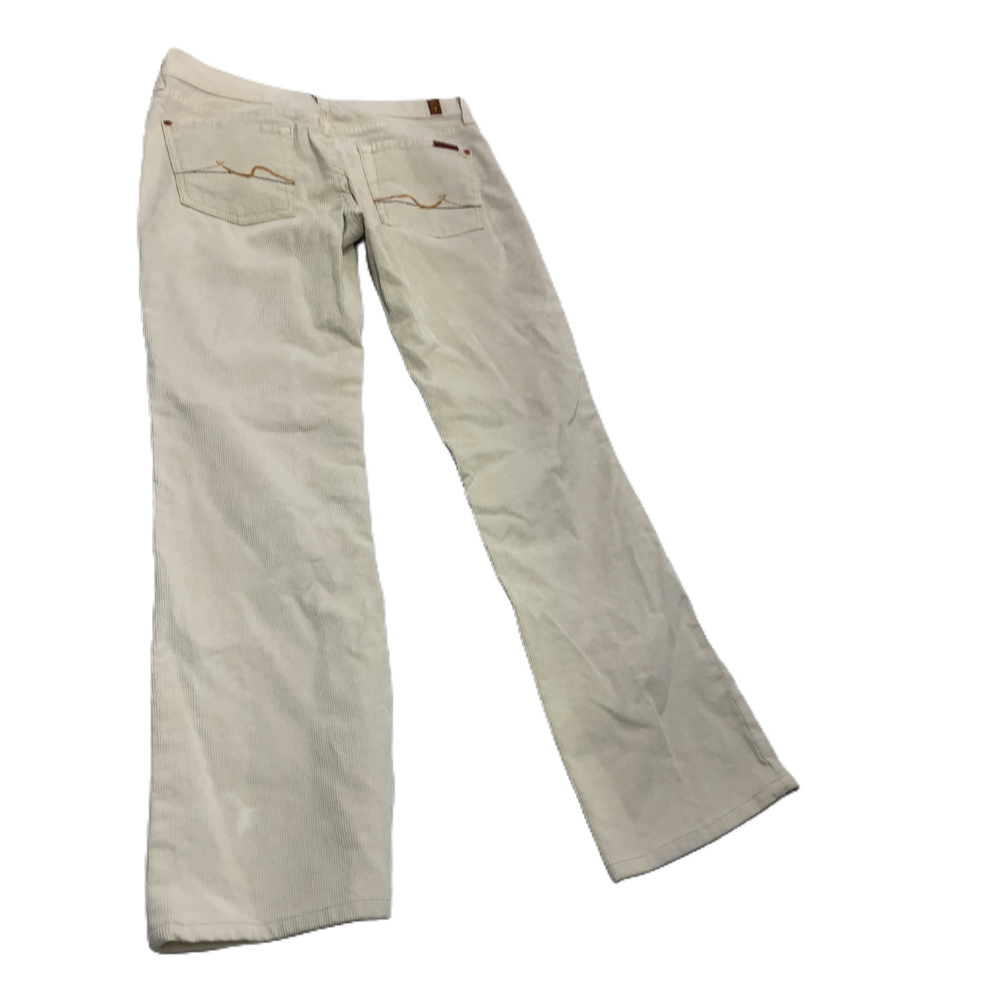Cream  Pants Designer By 7 For All Mankind  Size: 8