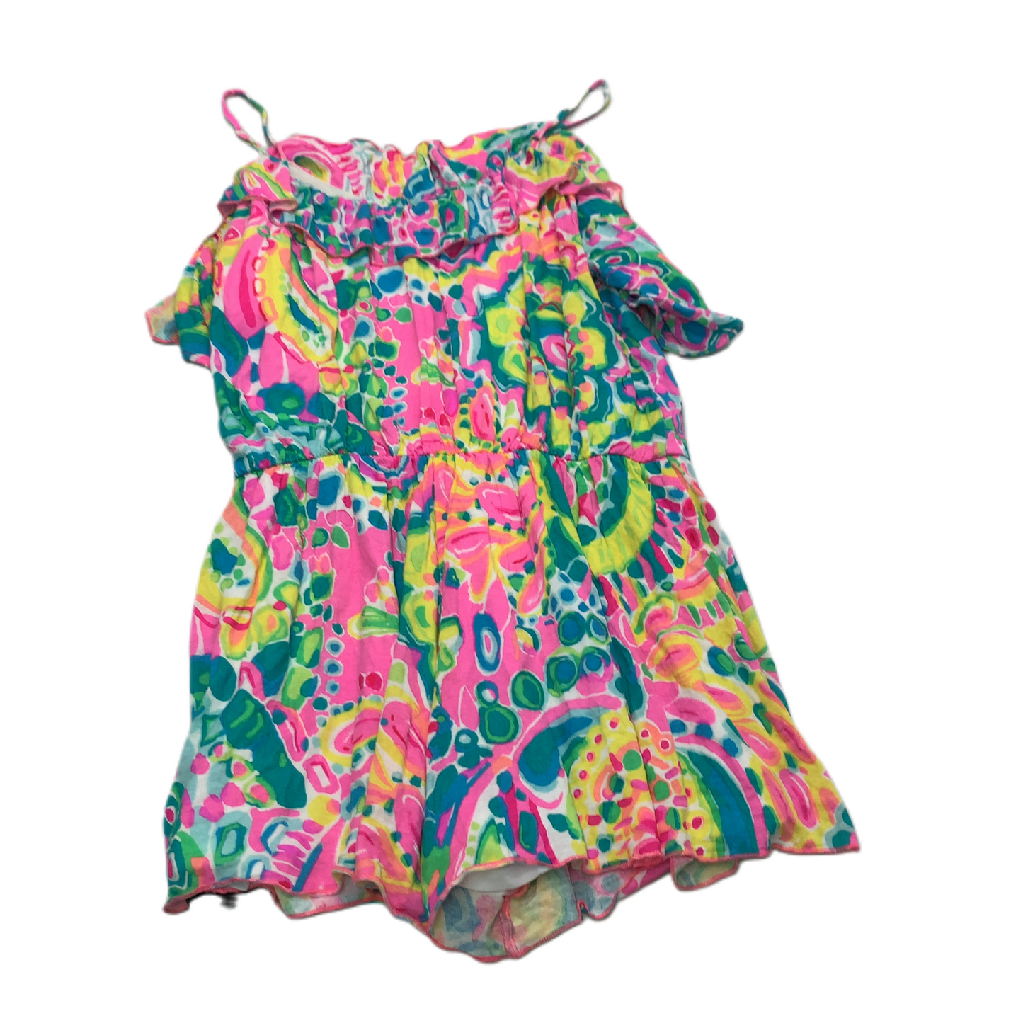 Multi-colored  Romper Designer By Lilly Pulitzer  Size: M