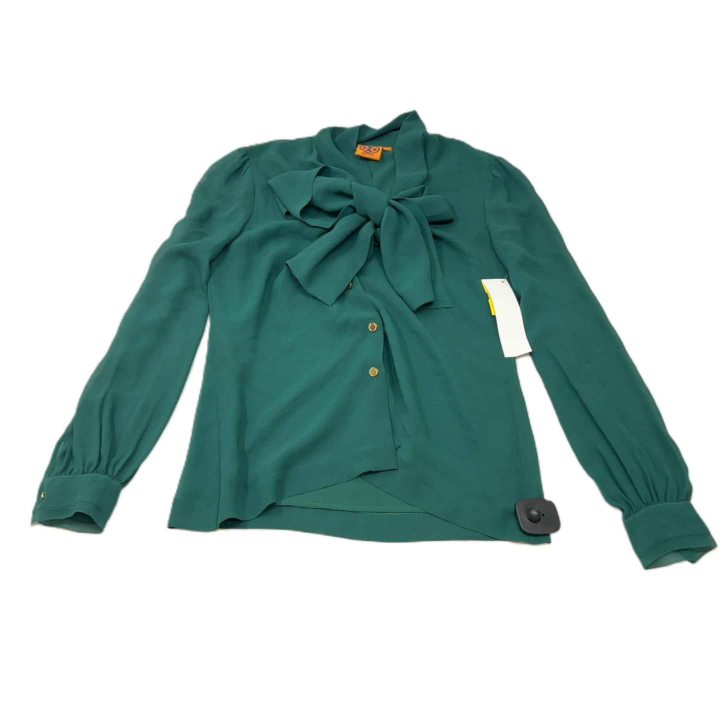 Green  Top Long Sleeve Designer By Tory Burch  Size: S
