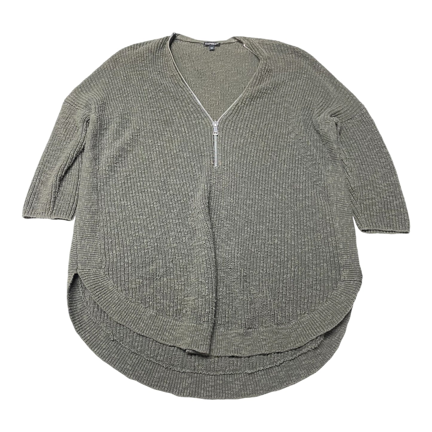 Sweater By Express In Green, Size: L