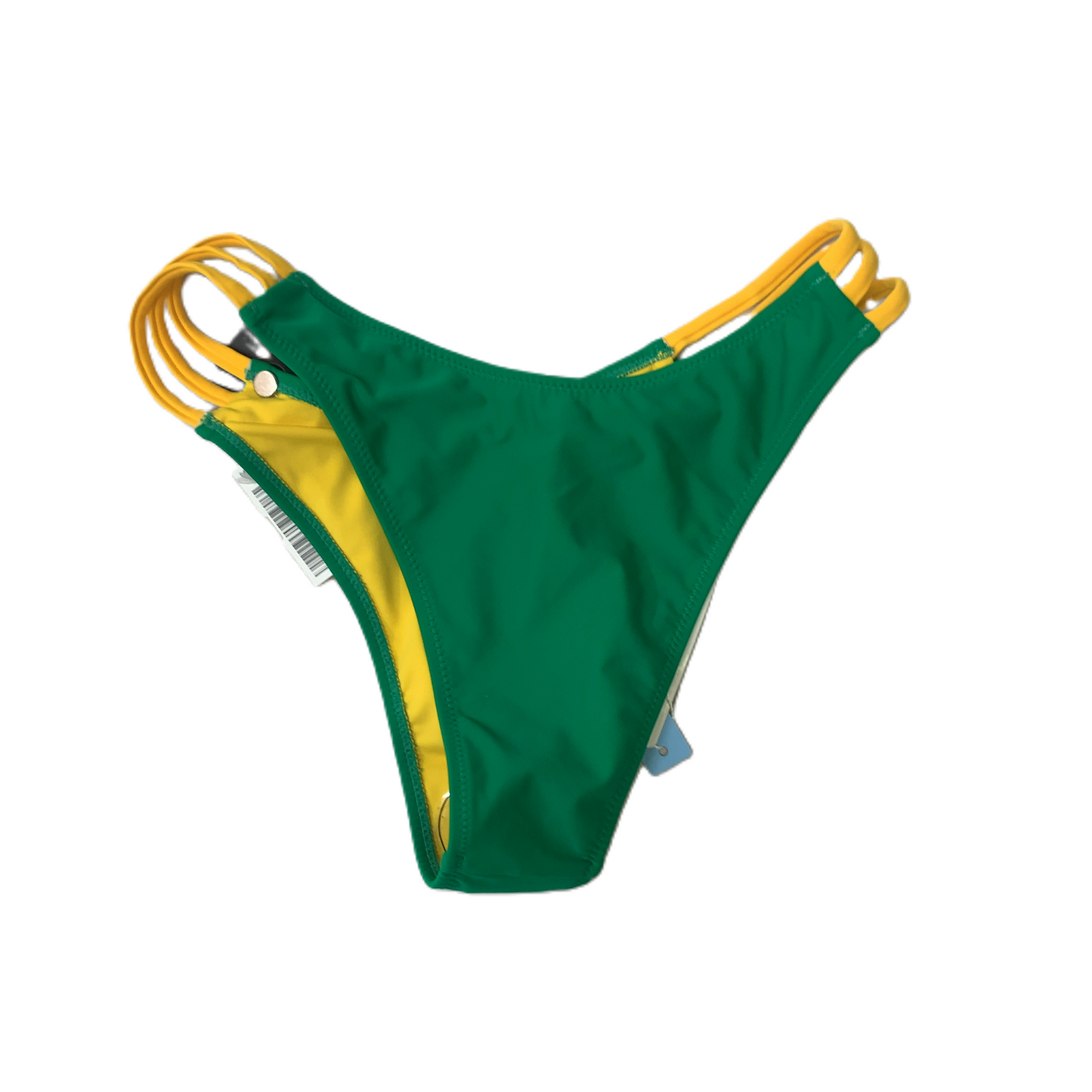 Green & Yellow  Swimsuit Bottom By Cupshe  Size: S