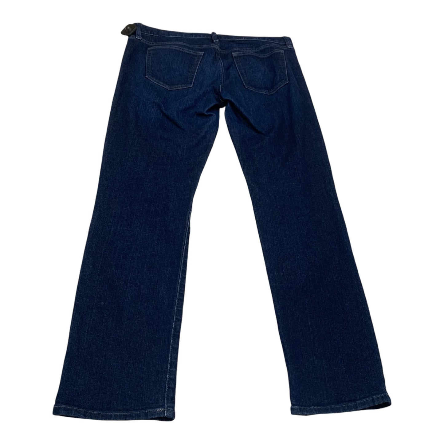 Jeans Straight By Gap In Blue Denim, Size: 12