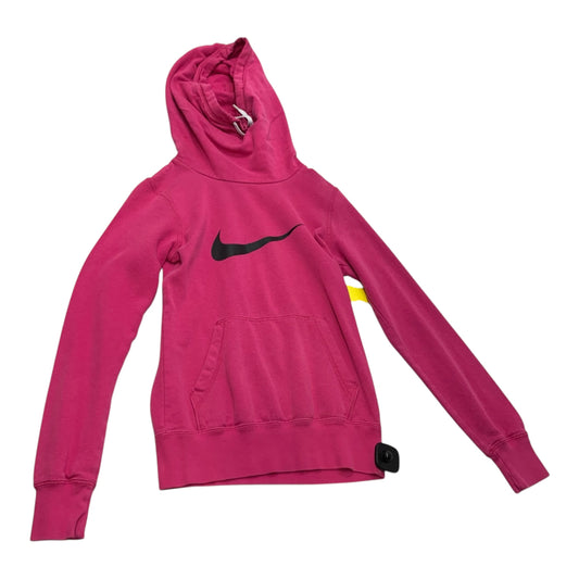 Athletic Sweatshirt Hoodie By Nike Apparel In Pink, Size: Xs