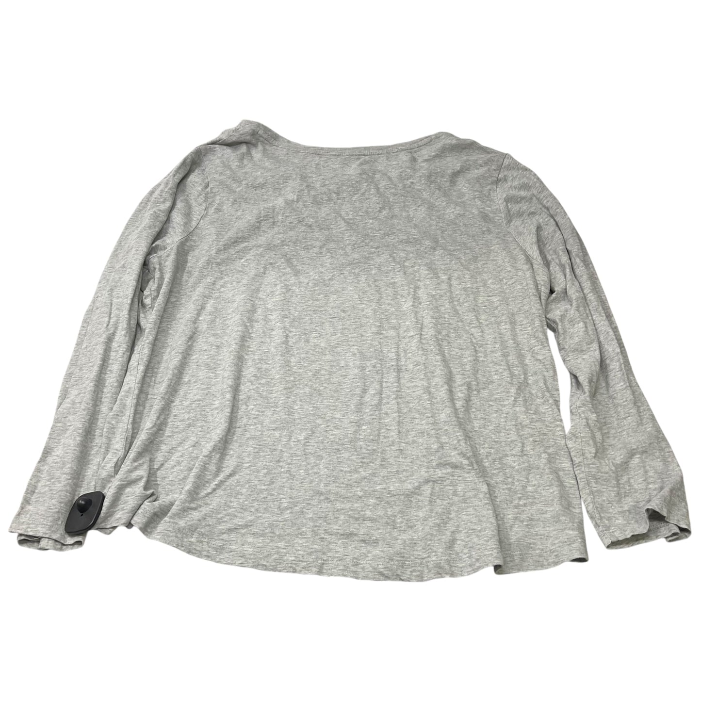 Top Long Sleeve By Crown And Ivy In Grey, Size: 3x