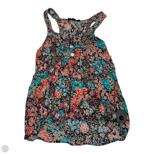 Top Sleeveless By Forever 21 In Floral Print, Size: S