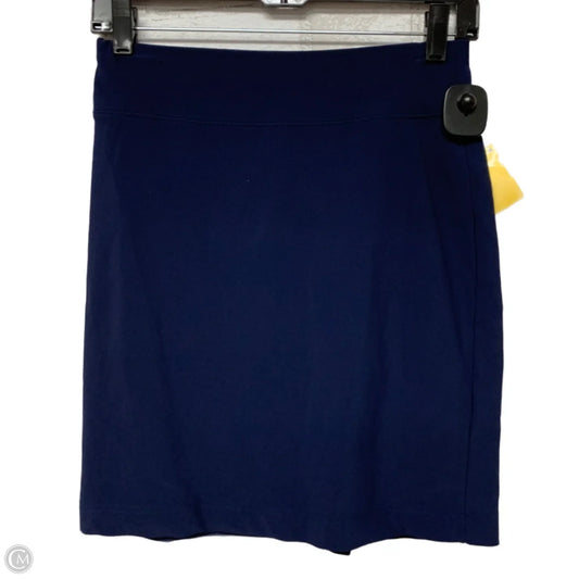 Skirt Mini & Short By Boston Proper In Blue, Size: Xxs
