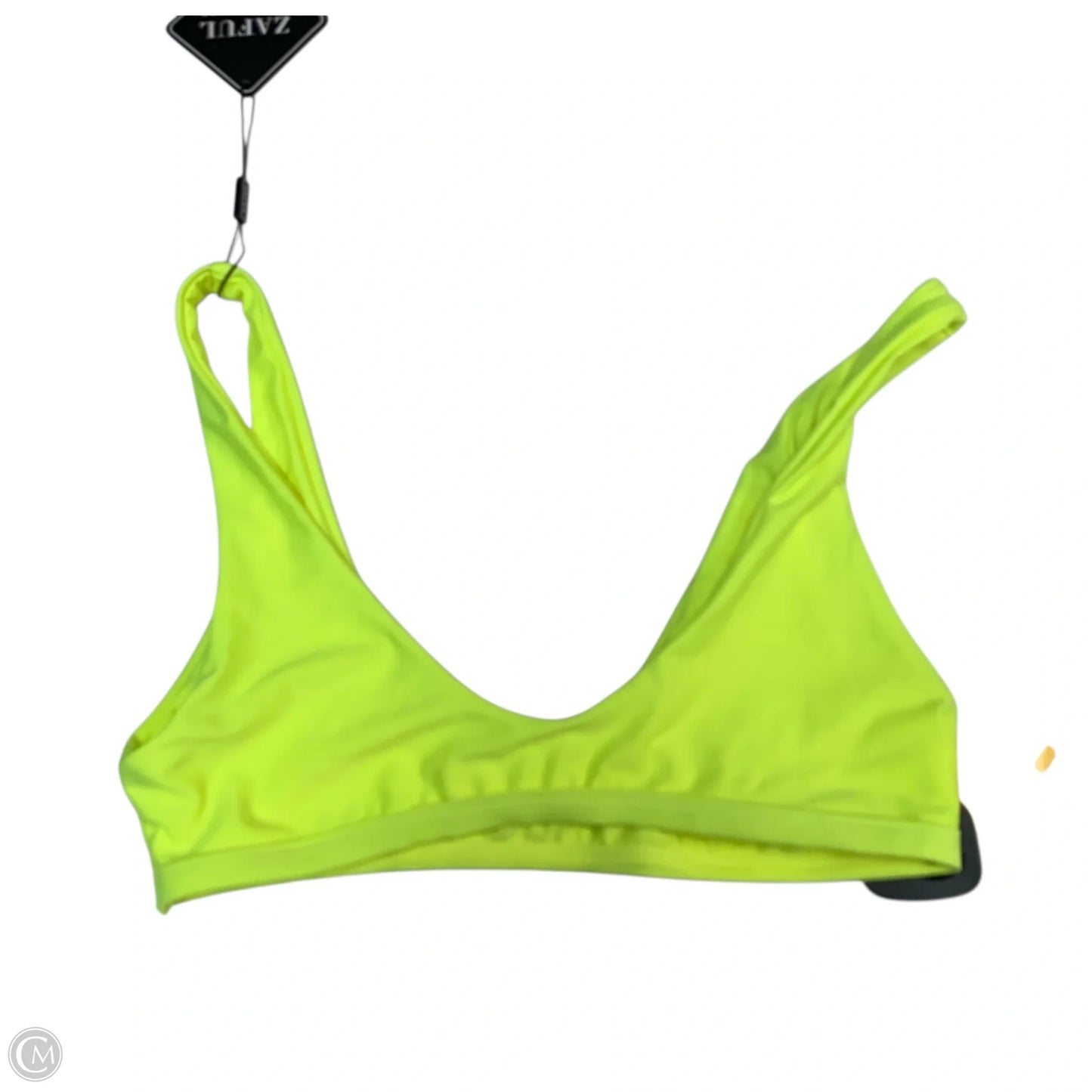 Swimsuit Top By Zaful In Yellow, Size: M