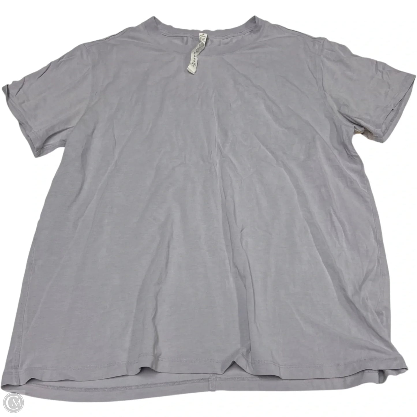 Athletic Top Short Sleeve By Lululemon In Purple, Size: S