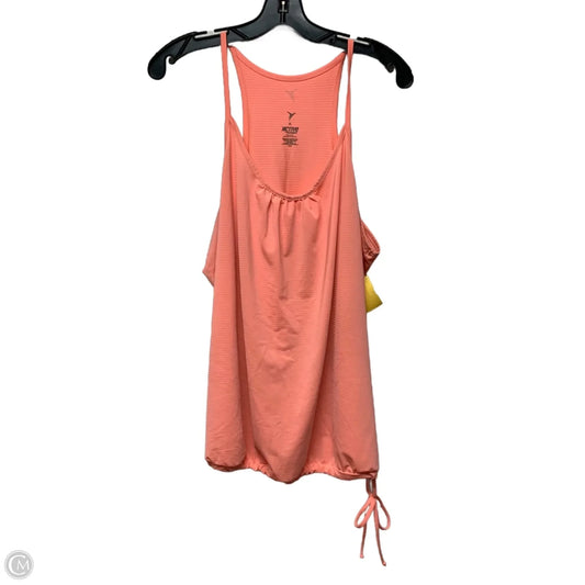 Athletic Tank Top By Old Navy In Peach, Size: Xl
