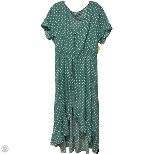 Dress Casual Maxi In Polkadot Pattern, Size: Xl