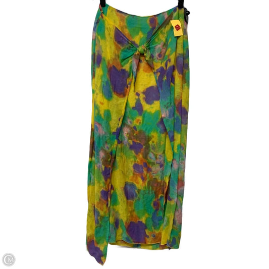 Skirt Maxi By Cerruti 1881 In Tie Dye Print, Size: M