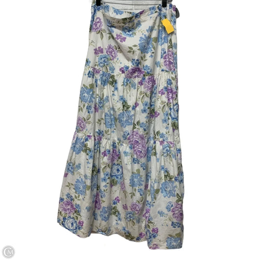 Skirt Maxi By Wayf In Floral Print, Size: L