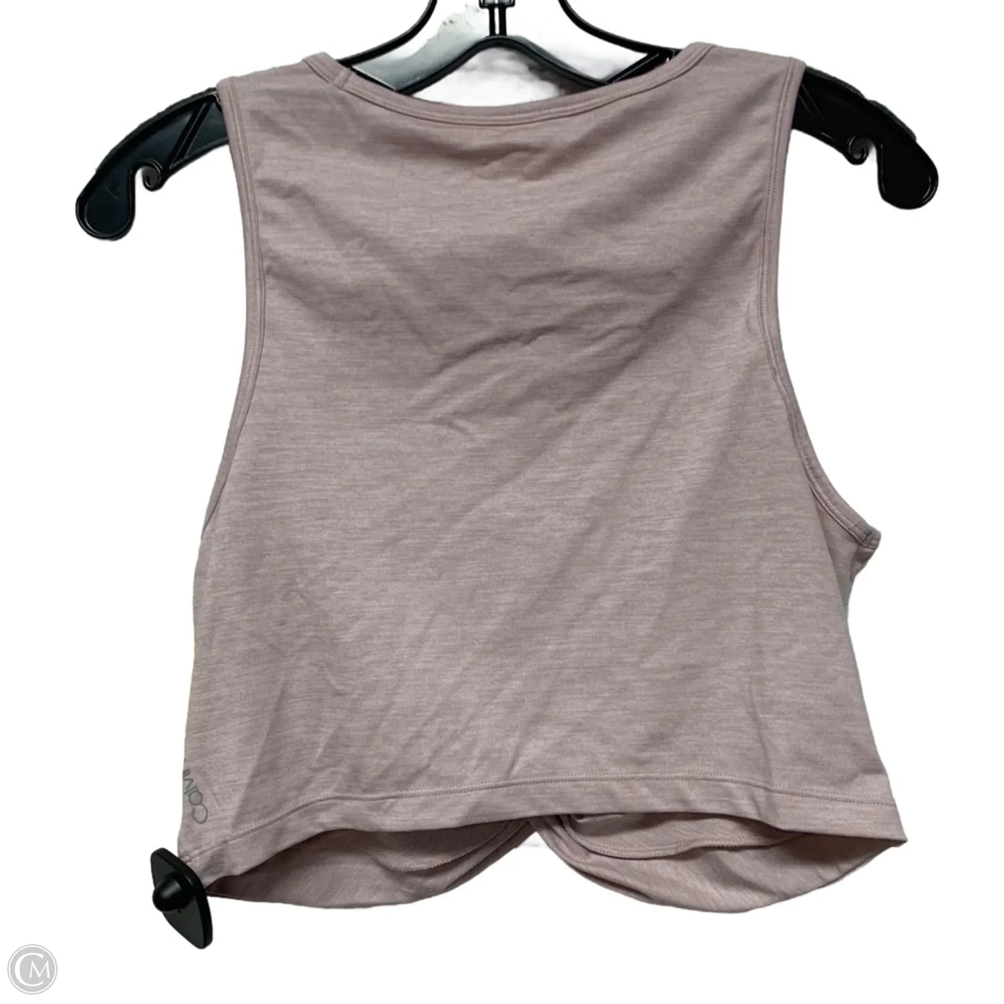 Athletic Tank Top By Calvin Klein In Pink, Size: L