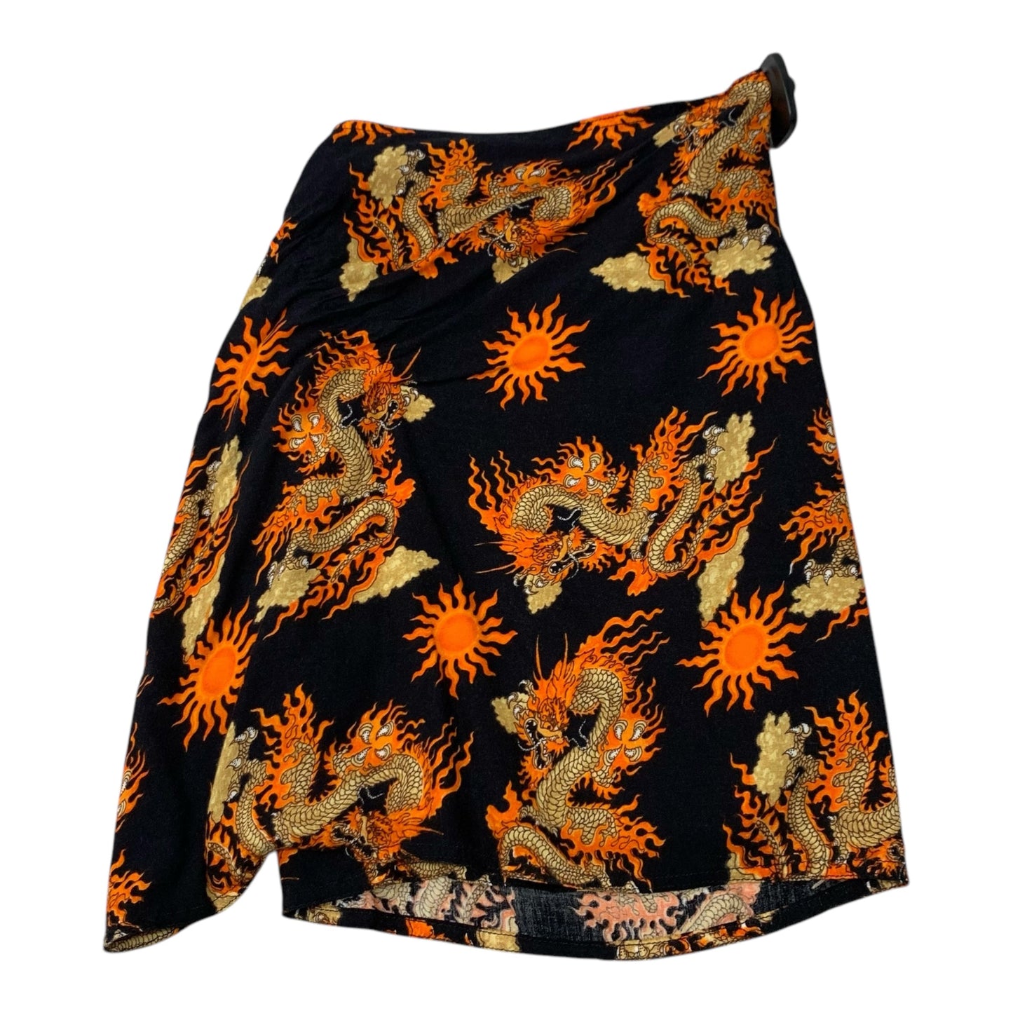 Skirt Mini & Short By Comfy In Blue & Orange, Size: Xs