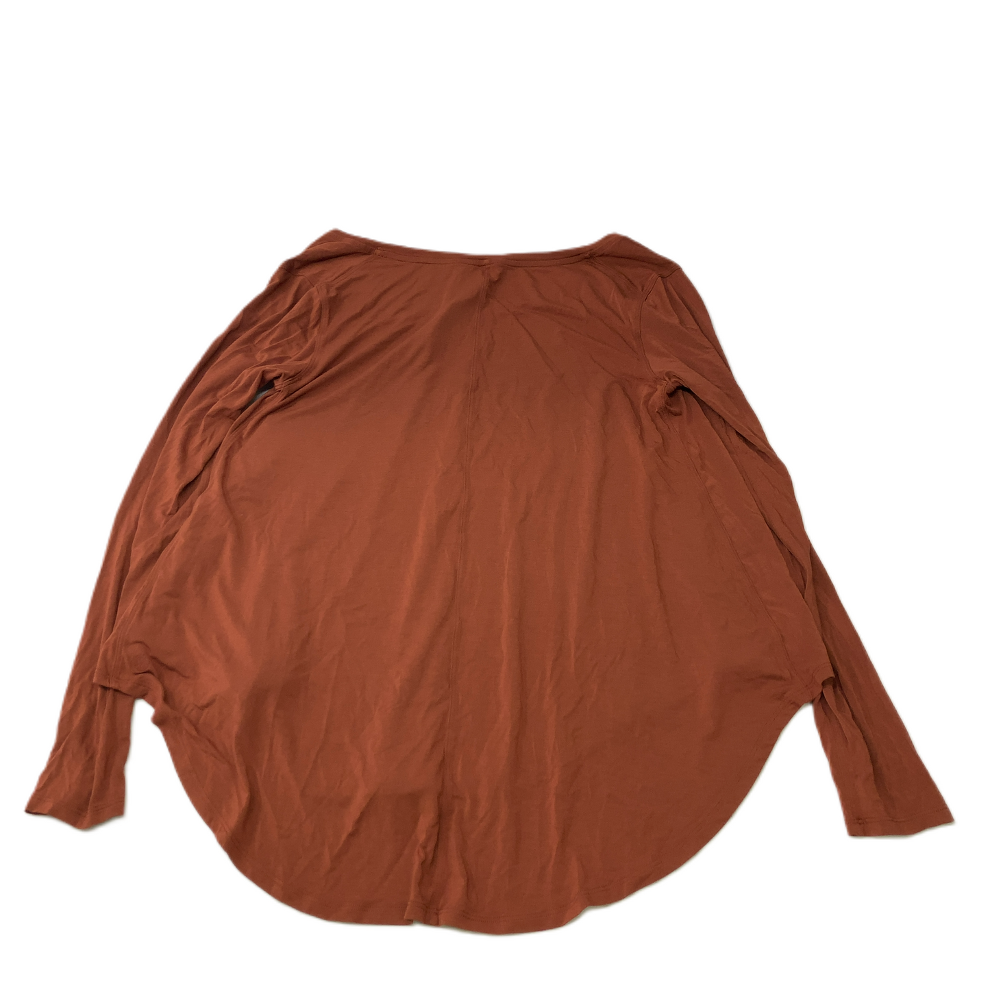 Orange  Athletic Top Long Sleeve Crewneck By Lululemon  Size: S