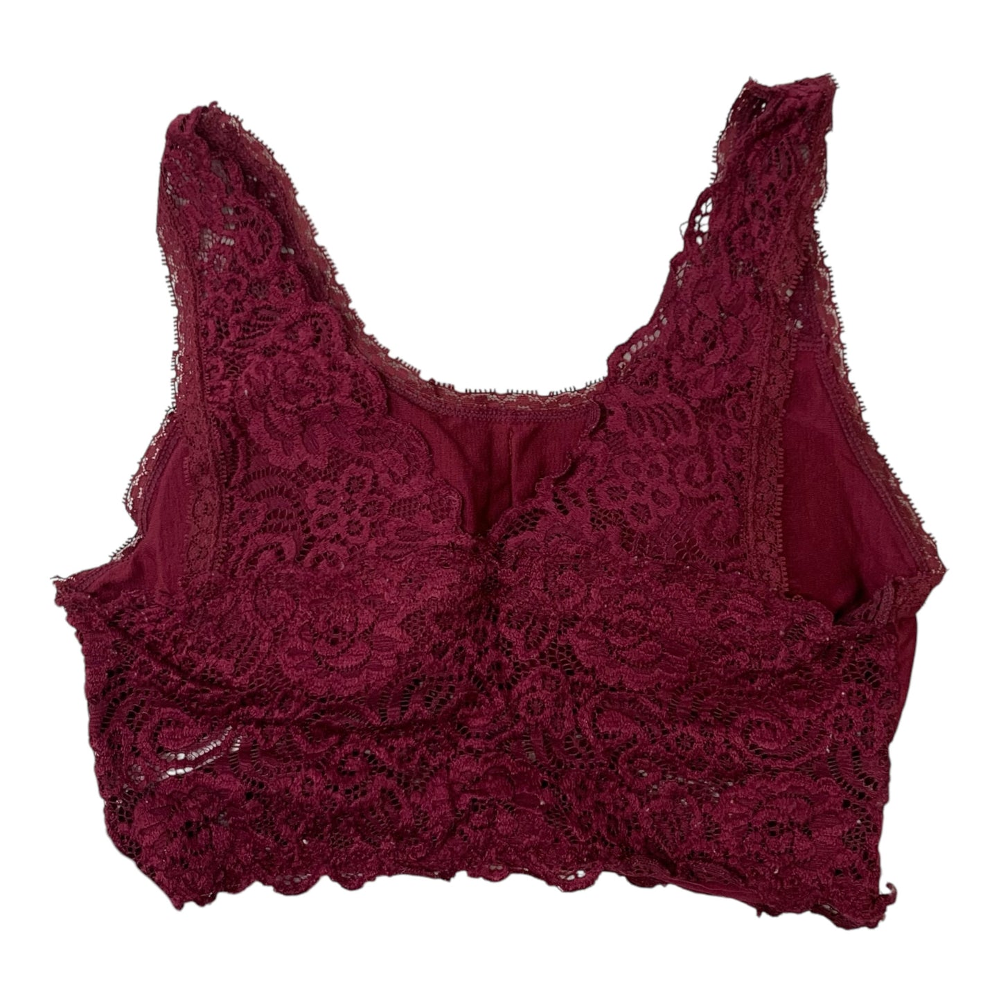 Bralette By Anemone In Red, Size: S