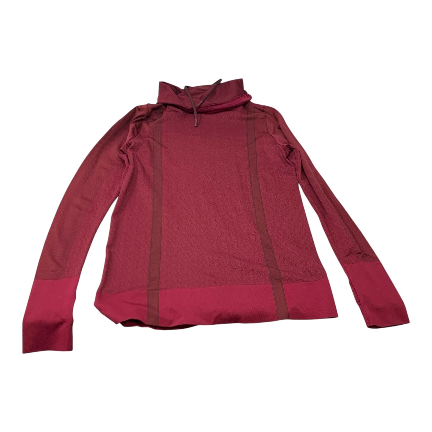 Athletic Sweatshirt Hoodie By Under Armour In Red, Size: M