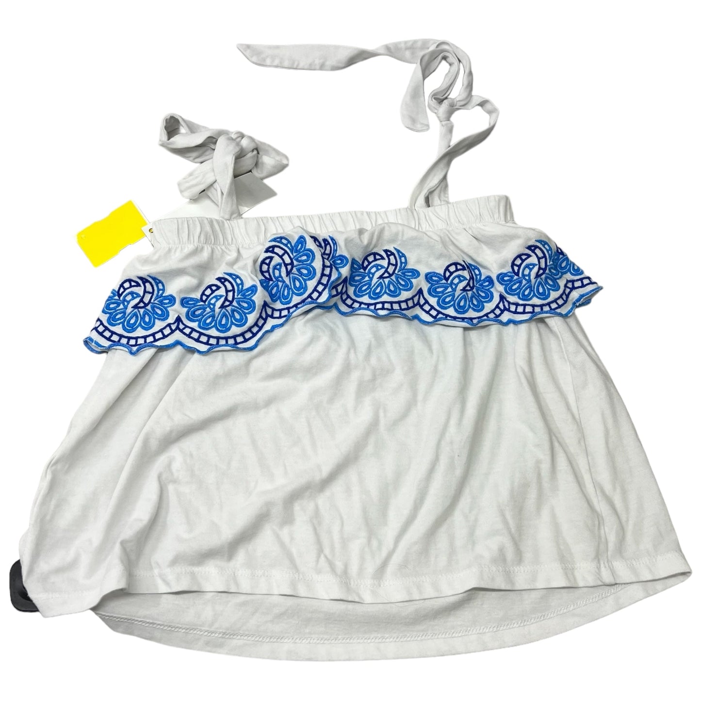 Top Sleeveless Designer By Lilly Pulitzer In Blue & White, Size: Xxs