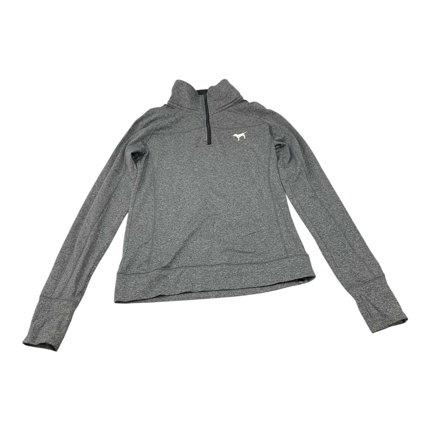 Athletic Jacket By Pink In Grey, Size: Xs