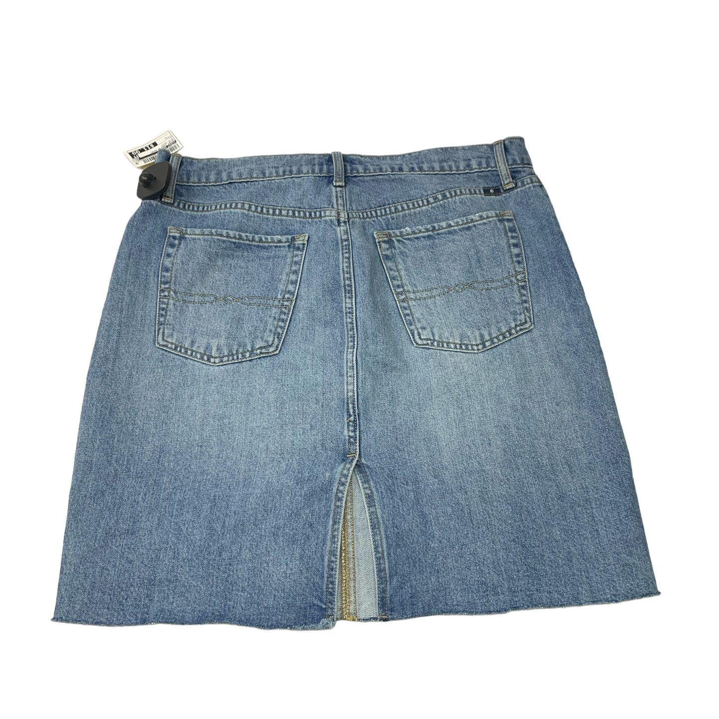 Skirt Mini & Short By Lucky Brand In Blue Denim, Size: L