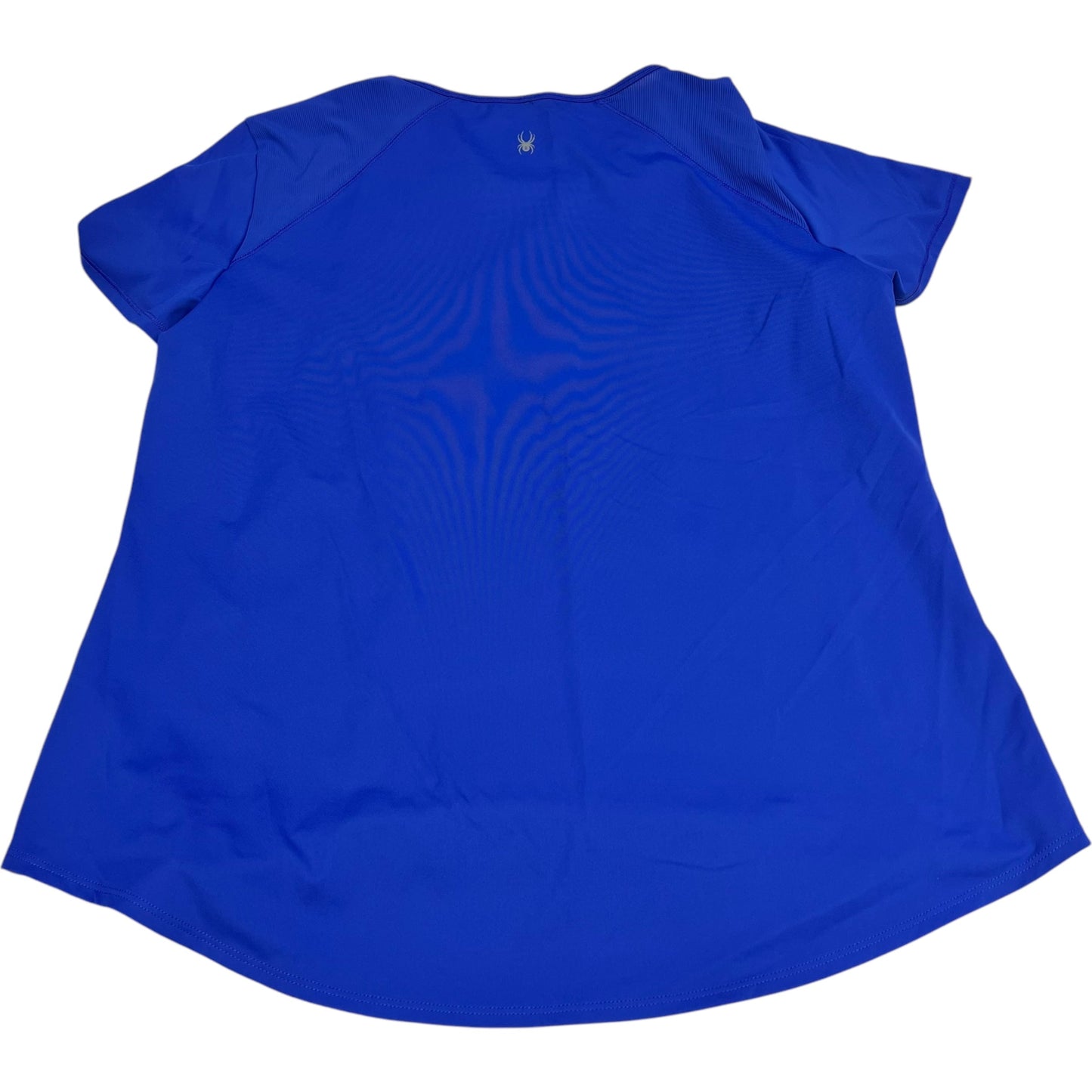 Athletic Top Short Sleeve By Spyder In Blue, Size: Xl