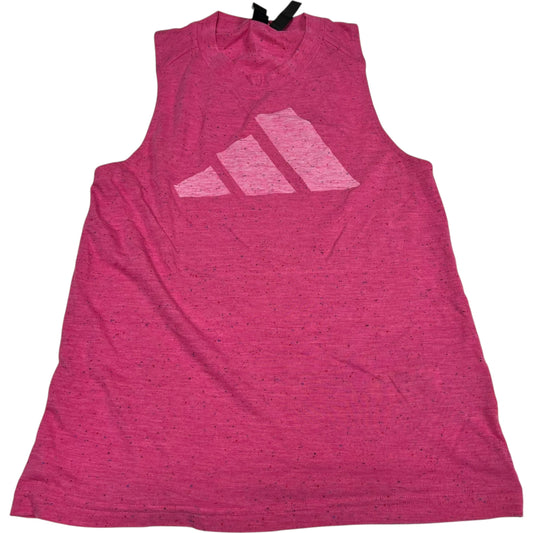 Athletic Tank Top By Adidas In Pink, Size: Xs