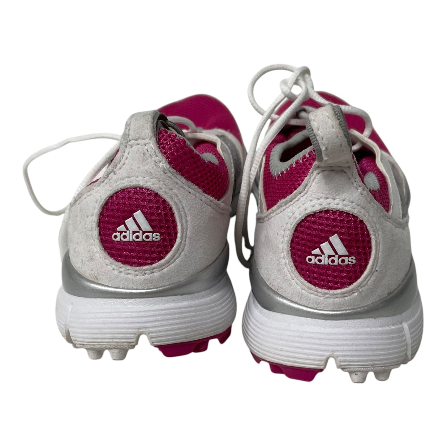 Shoes Athletic By Adidas In Pink & White, Size: 6