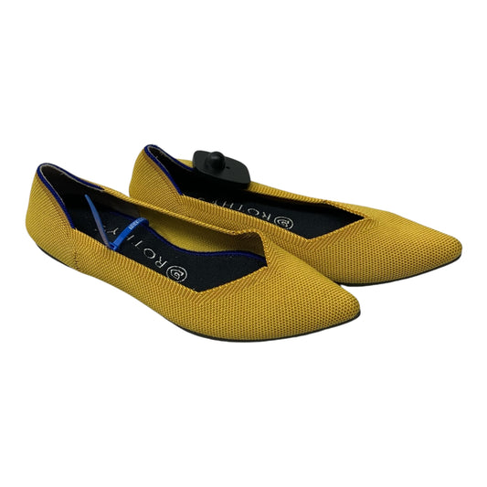 Shoes Designer By Rothys In Yellow, Size: 6.5