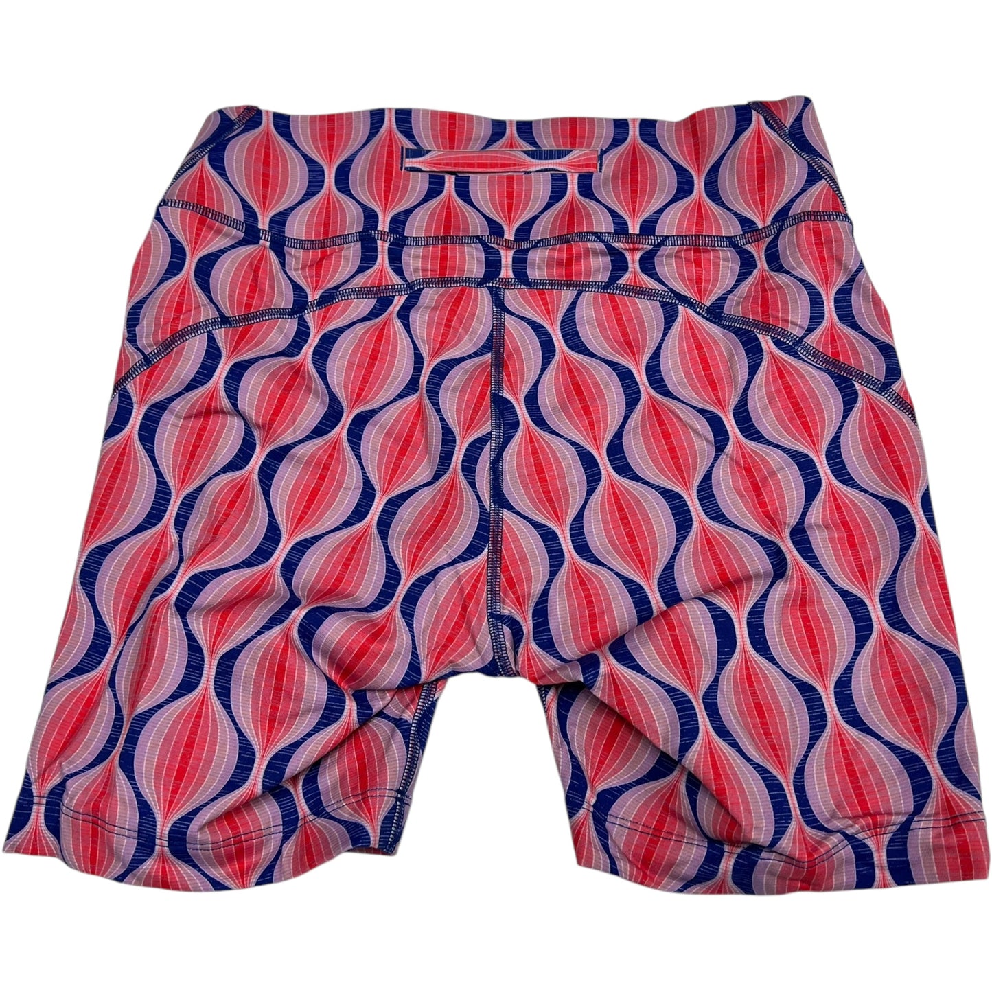 Athletic Shorts By Outdoor Voices In Blue & Pink, Size: M