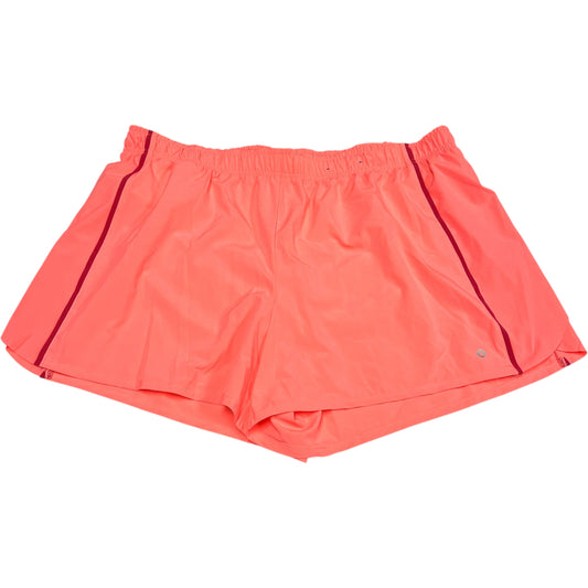 Athletic Shorts By Xersion In Peach, Size: 1x