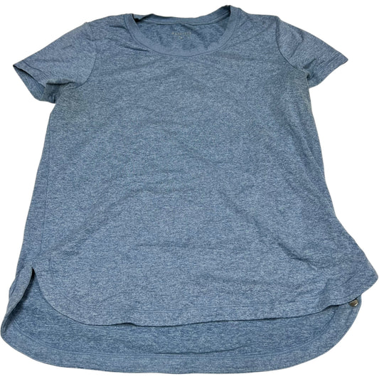 Athletic Top Short Sleeve By Athleta In Blue, Size: M