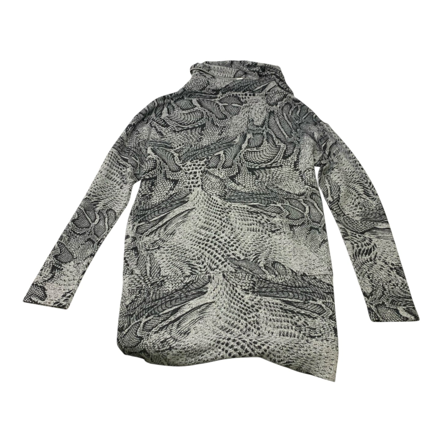 Top Long Sleeve By White House Black Market In Grey, Size: Xs