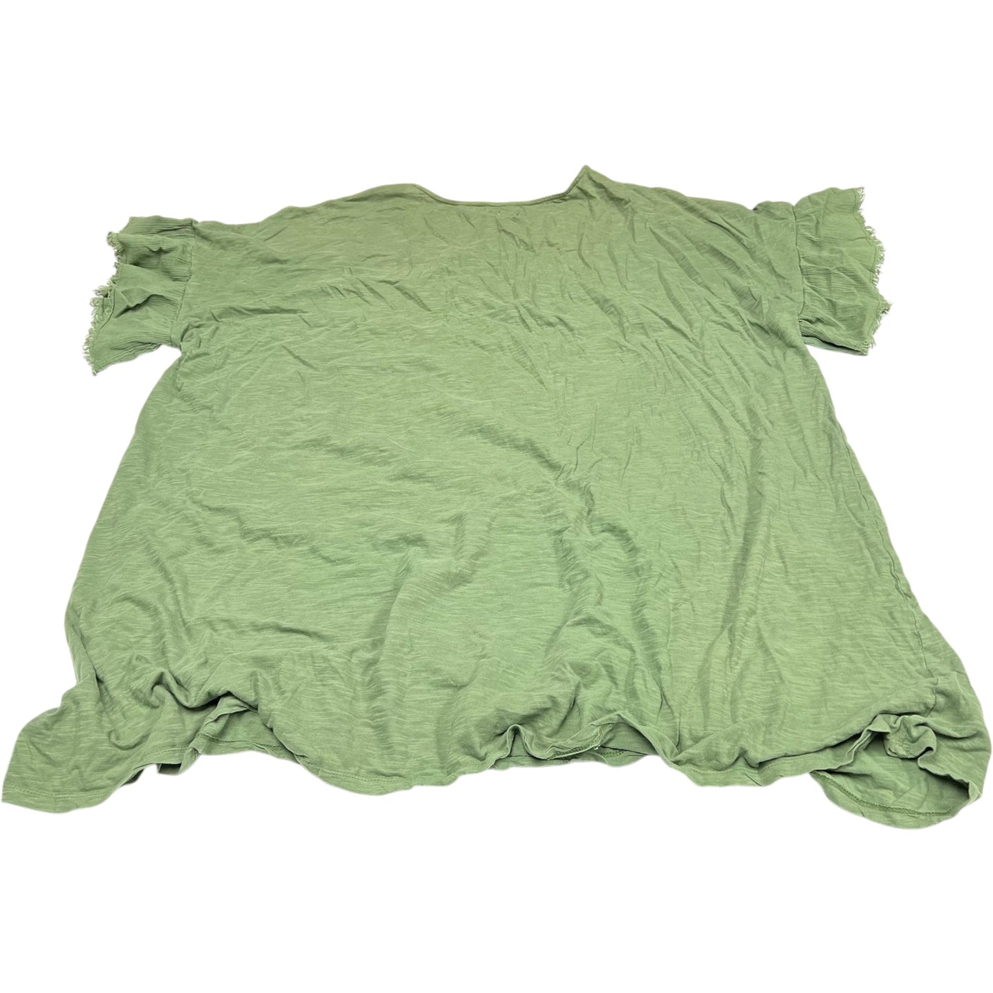 Tunic Short Sleeve By True Craft In Green, Size: 3x