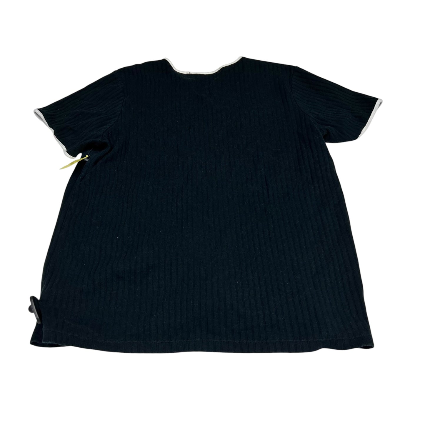 Top Short Sleeve By Tommy Hilfiger In Black, Size: 2x