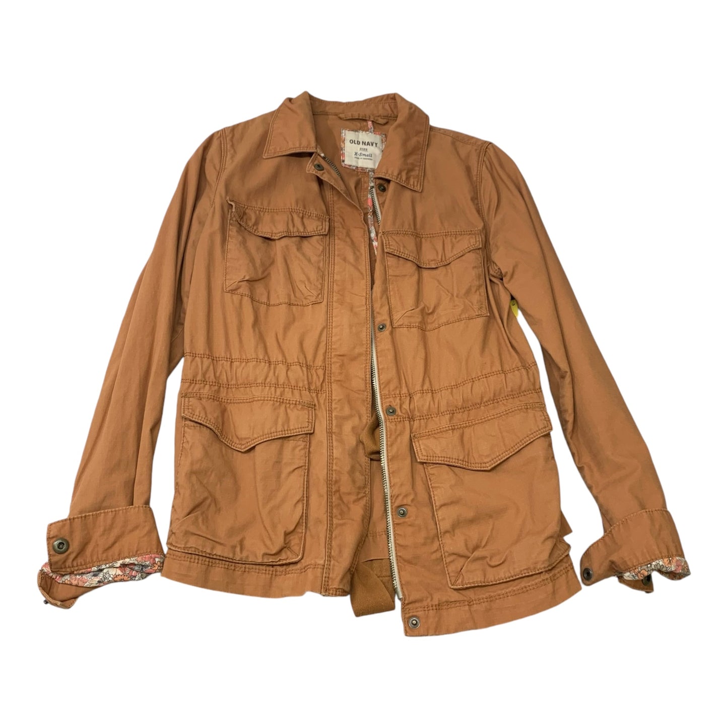 Jacket Utility By Old Navy In Orange, Size: Xs