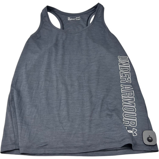 Athletic Tank Top By Under Armour In Grey, Size: L