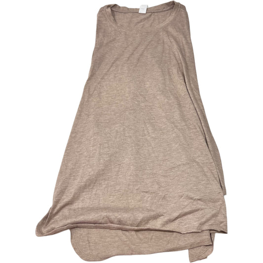 Athletic Tank Top By Clothes Mentor In Beige, Size: L